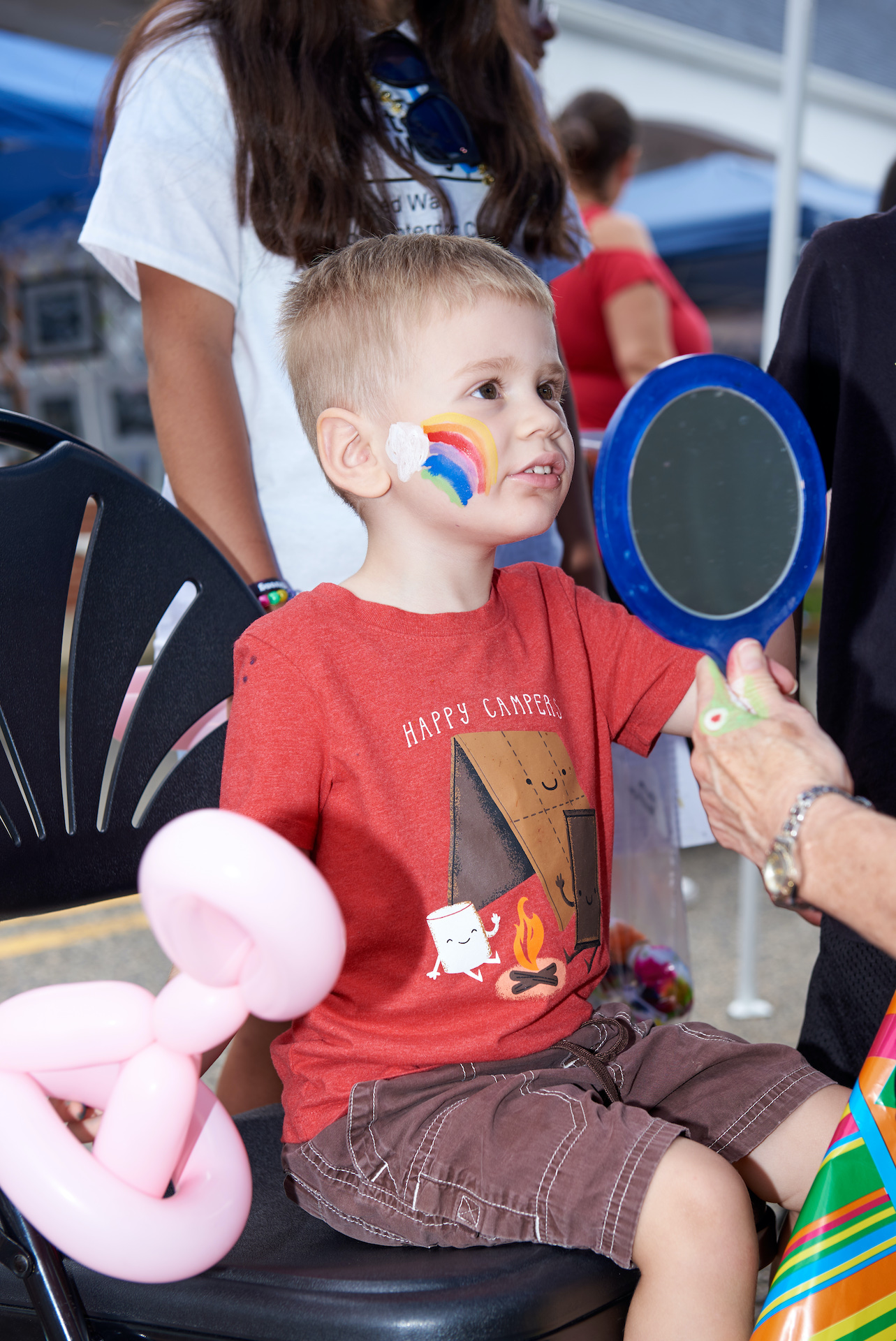 Face painting - the kids' favorite activity!